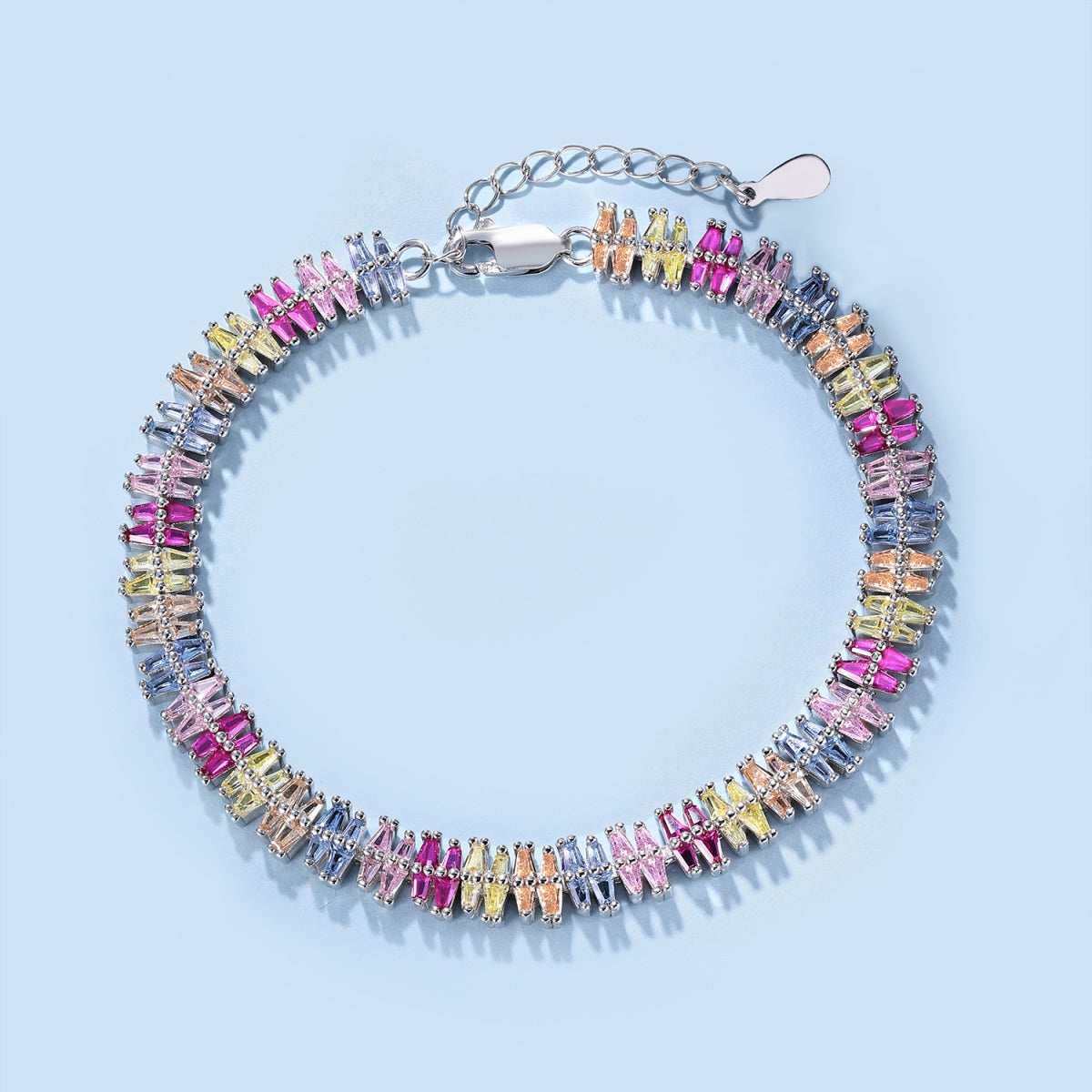 [Vivid Aurora]Sparkling Exquisite Multi Cut Party Bracelet